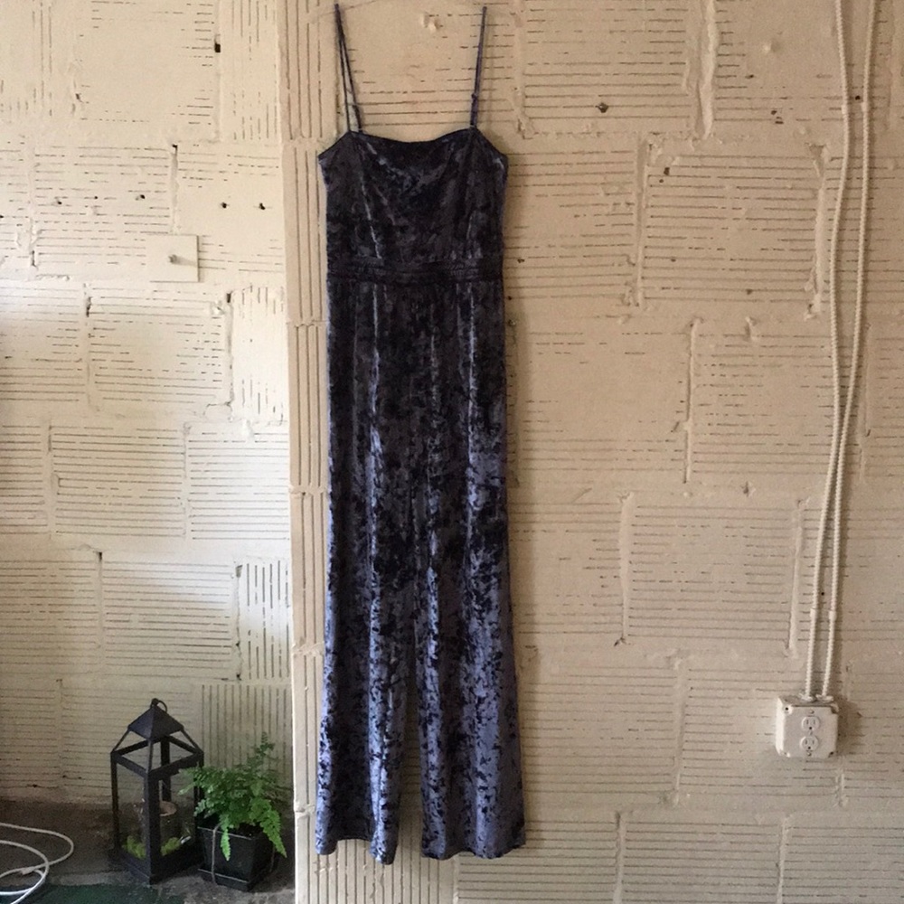 Navy velvet jumper size medium